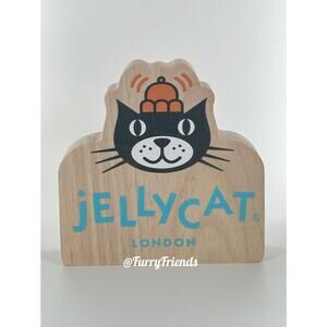NEW Jellycat Logo Wooden Block New LIMITED EDITION HTF
